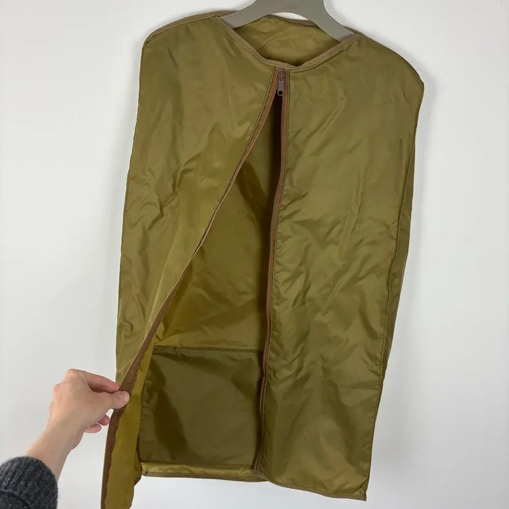 Vintage Hartmann Garment Bag Tri-fold Insert + 2 Hangers Foldable Packable Nylon
